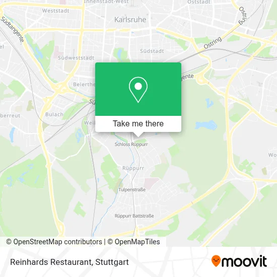 Reinhards Restaurant map