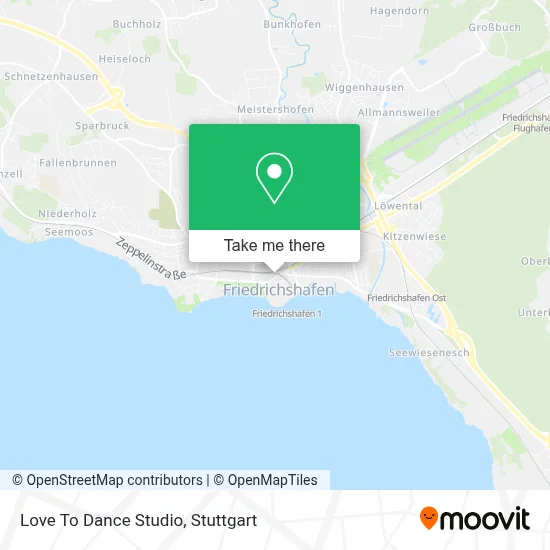 Love To Dance Studio map