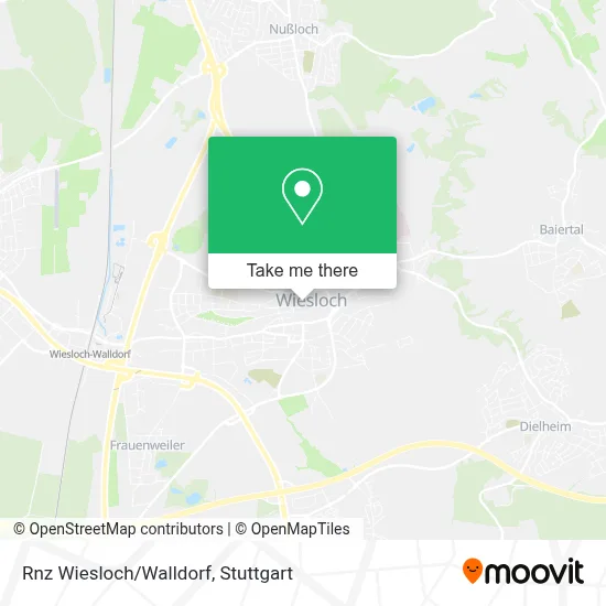 Rnz Wiesloch/Walldorf map