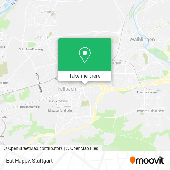 Eat Happy map
