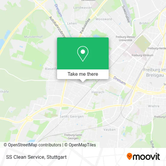 SS Clean Service map