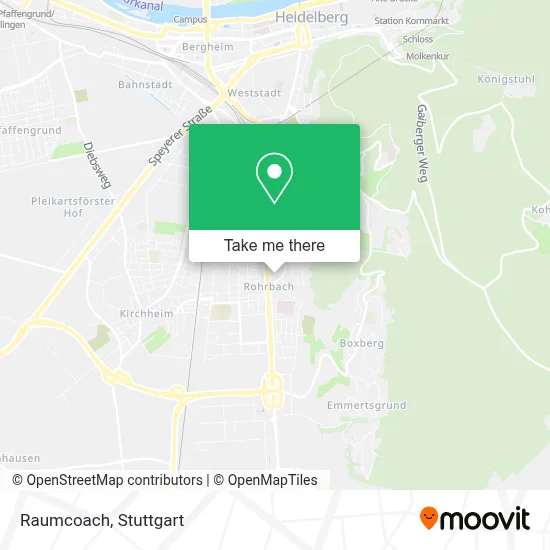 Raumcoach map