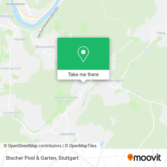 Bischer Pool & Garten map