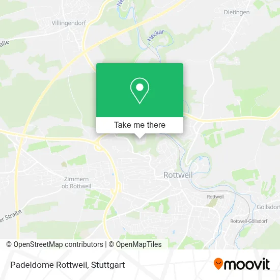 Padeldome Rottweil map