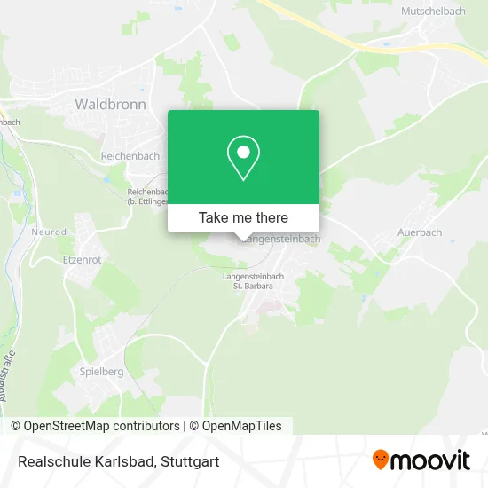 Realschule Karlsbad map