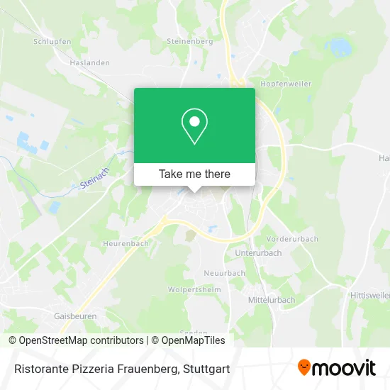 Ristorante Pizzeria Frauenberg map
