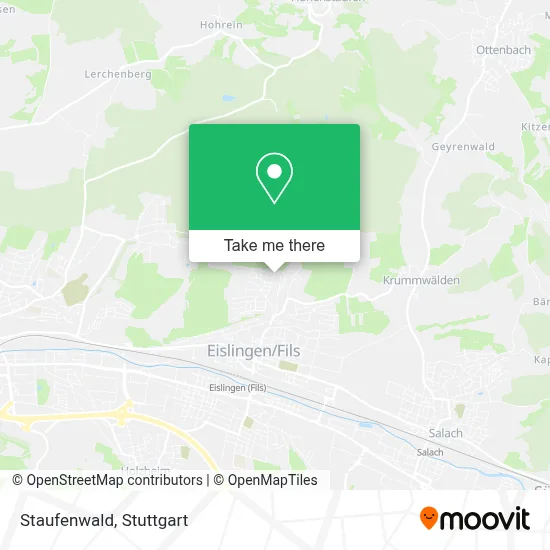 Staufenwald map