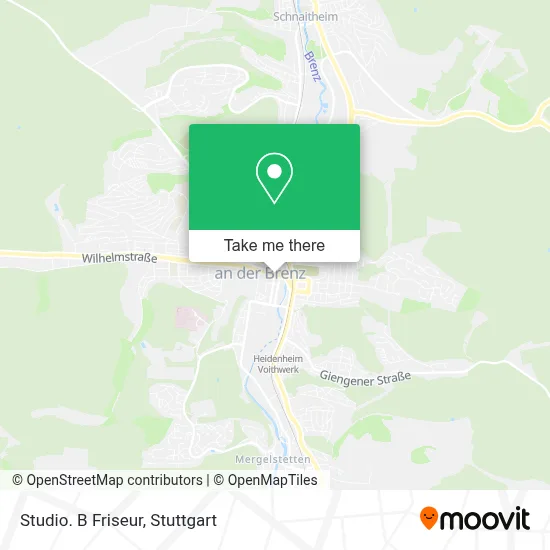 Studio. B Friseur map