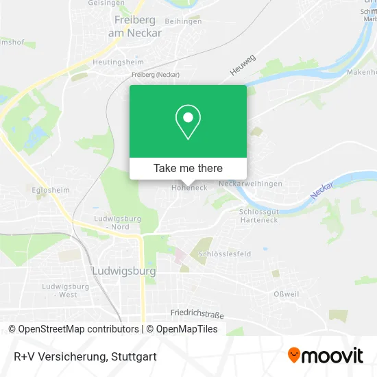 R+V Versicherung map