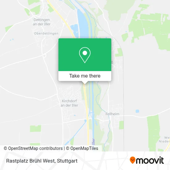 Rastplatz Brühl West map