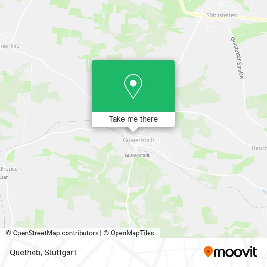 Quetheb map