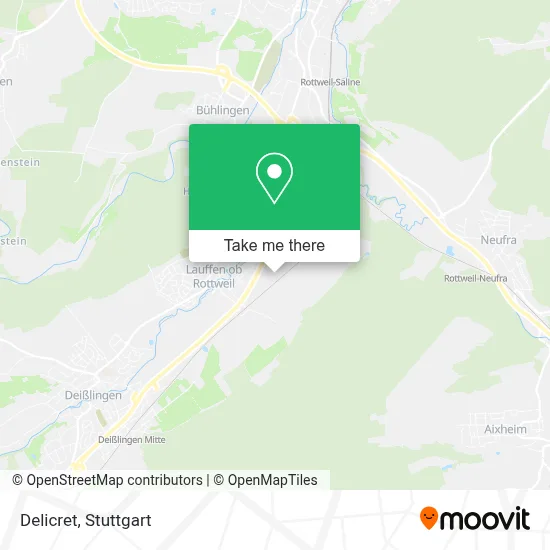 Delicret map