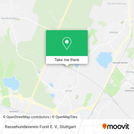 Rassehundeverein Forst E. V. map