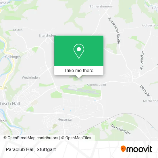 Paraclub Hall map
