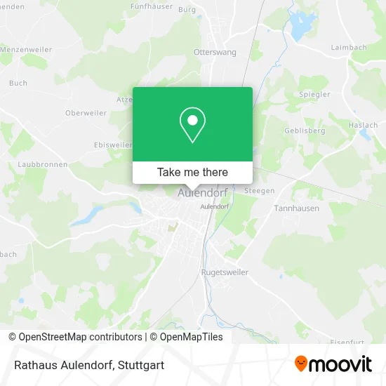 Rathaus Aulendorf map