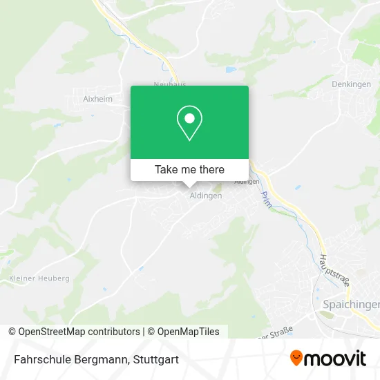 Fahrschule Bergmann map