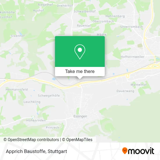 Apprich Baustoffe map