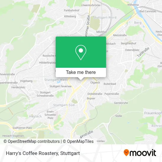 Harry's Coffee Roastery map
