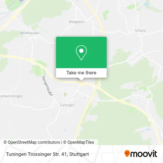 Tuningen Trossinger Str. 41 map