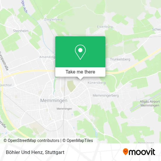 Böhler Und Henz map