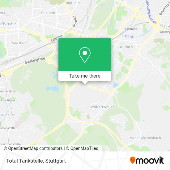 Total Tankstelle map