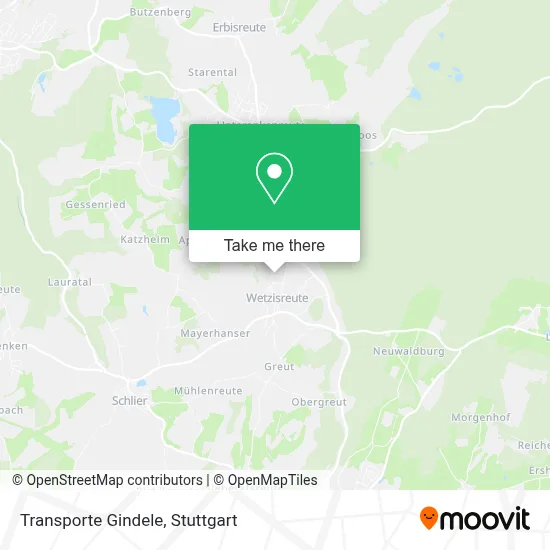 Transporte Gindele map