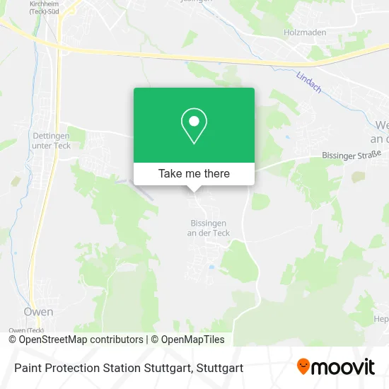 Paint Protection Station Stuttgart map