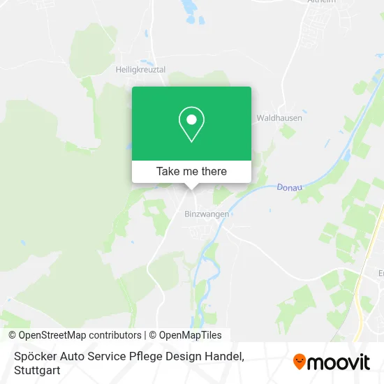 Spöcker Auto Service Pflege Design Handel map