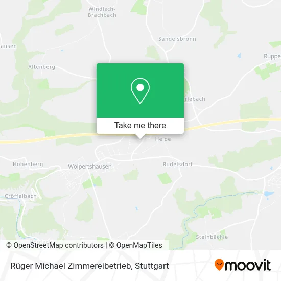 Rüger Michael Zimmereibetrieb map