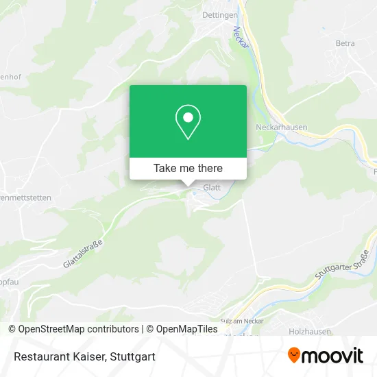 Restaurant Kaiser map