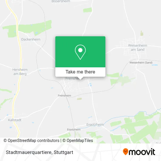 Stadtmauerquartiere map