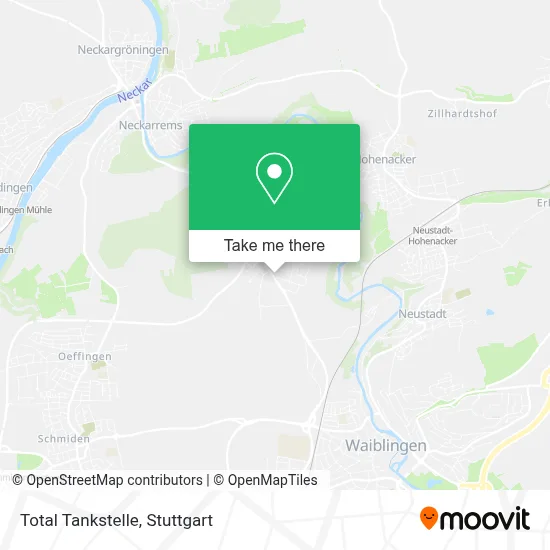 Total Tankstelle map