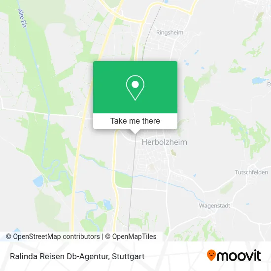 Ralinda Reisen Db-Agentur map