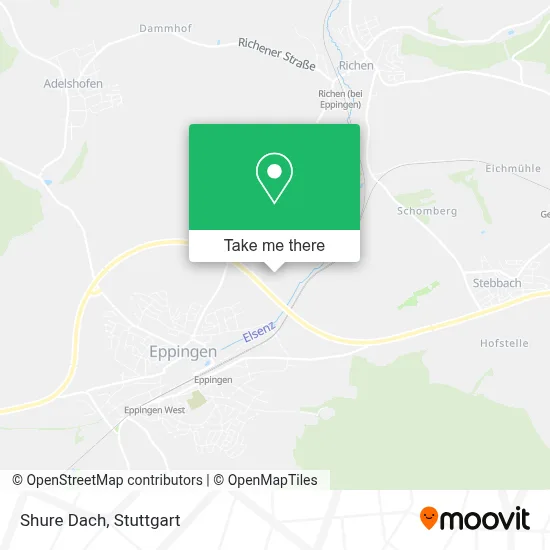 Shure Dach map
