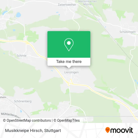 Musikkneipe Hirsch map