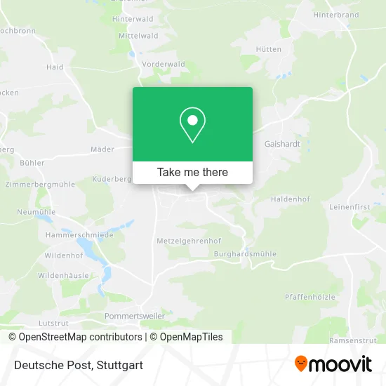 Deutsche Post map