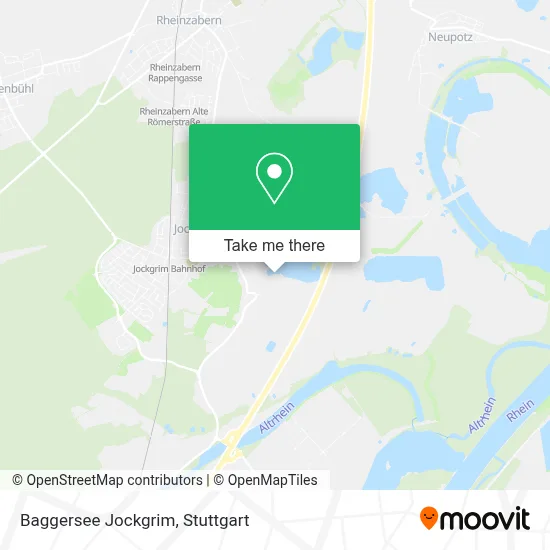 Baggersee Jockgrim map