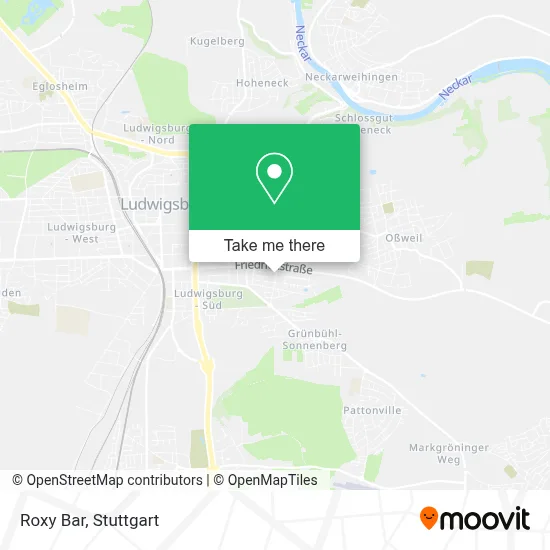 Roxy Bar map