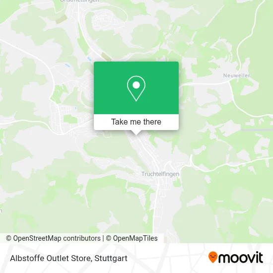 Albstoffe Outlet Store map