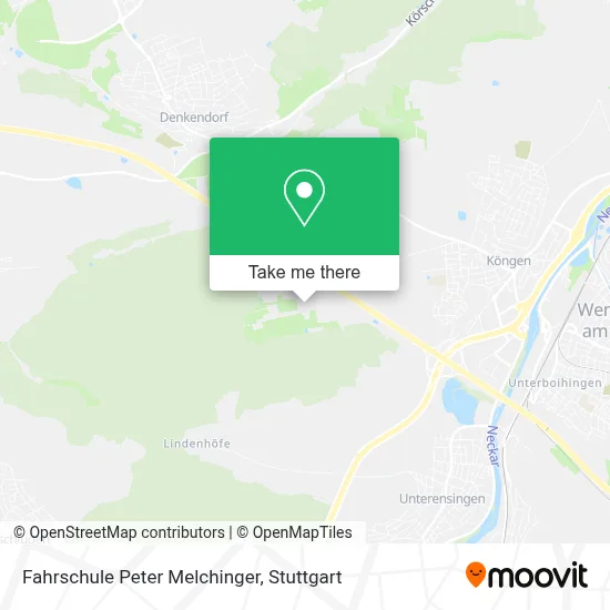 Fahrschule Peter Melchinger map