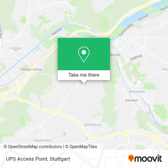 Ups Access Point map