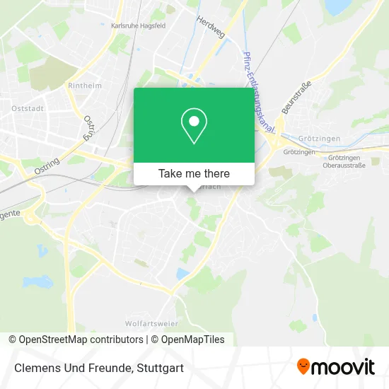 Clemens Und Freunde map