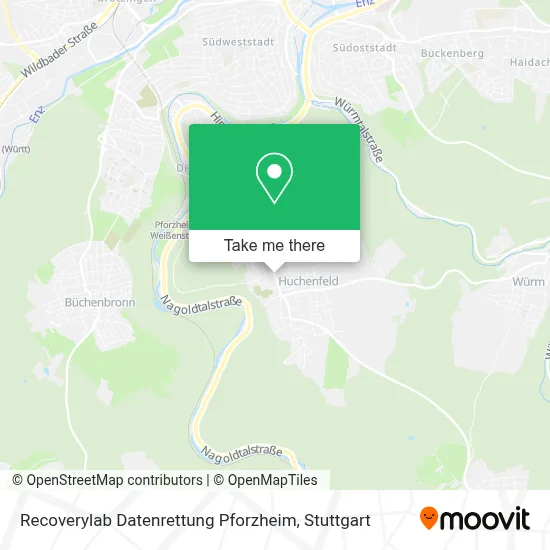 Recoverylab Datenrettung Pforzheim map