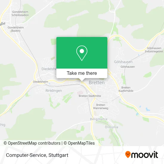 Computer-Service map