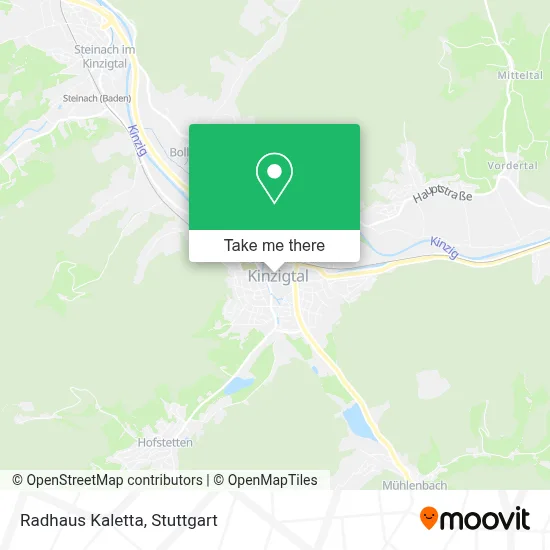 Radhaus Kaletta map