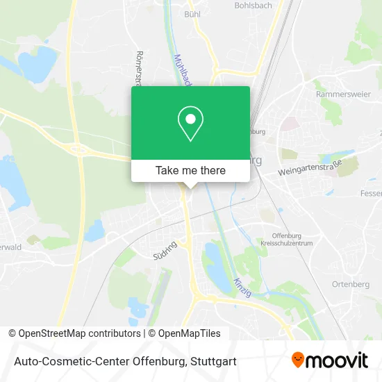 Auto-Cosmetic-Center Offenburg map