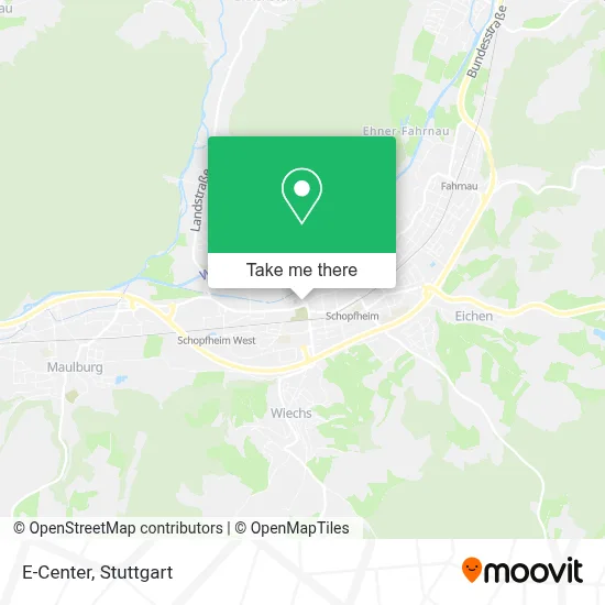 E-Center map