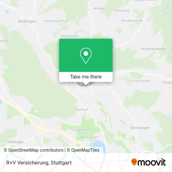 R+V Versicherung map