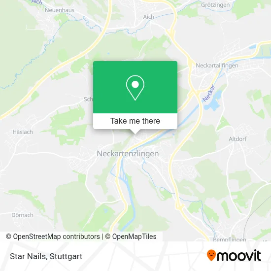 Star Nails map
