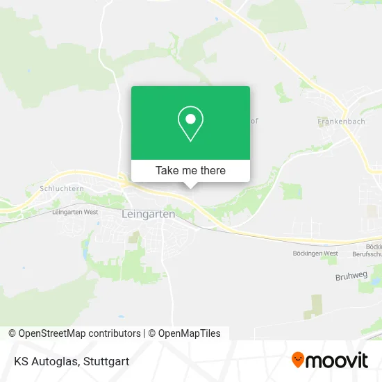 KS Autoglas map